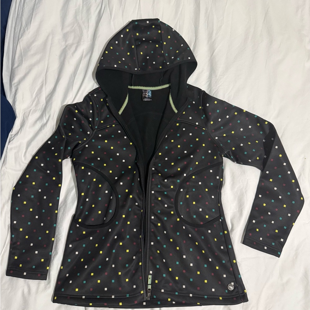 Burtons - Kids' Black Polka Dot Ski Jacket - XL